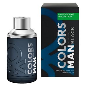 Benetton Colors Man Black Masculino Eau de Toilette 
